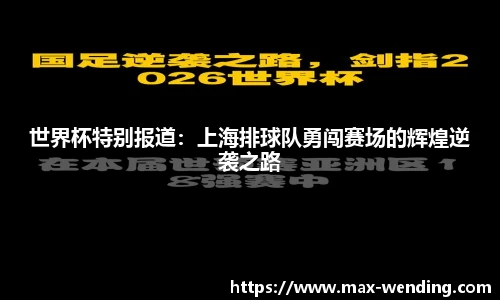 世界杯特别报道：上海排球队勇闯赛场的辉煌逆袭之路